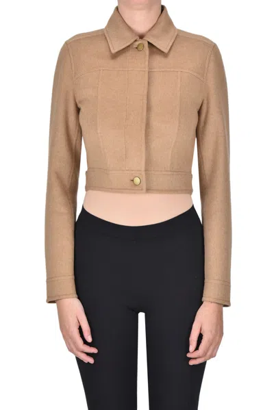 MAX MARA FOGLIA CROPPED JACKET