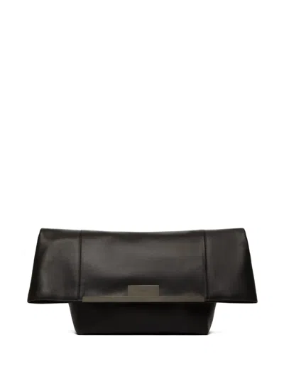 MAX MARA FOLDED LEATHER CROSSBODY BAG