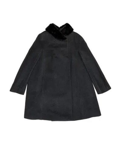 MAX MARA FUR COLLAR COAT