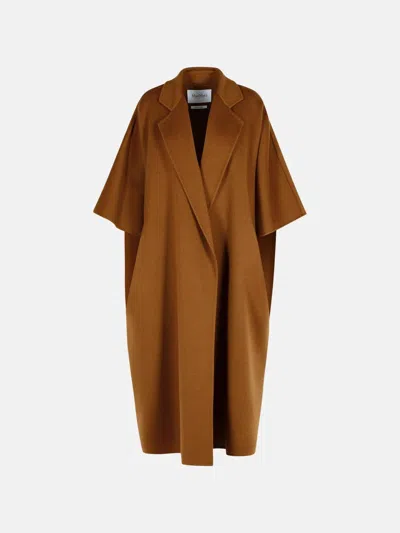 MAX MARA 'GITANO' BROWN CAMEL WOOL COAT