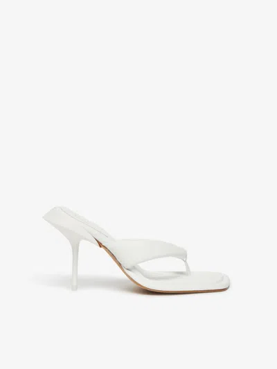 MAX MARA HEELED TOE-POST SANDALS