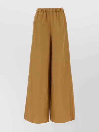 MAX MARA 'HONORE' WIDE LEG PANTS WITH SIDE POCKETS