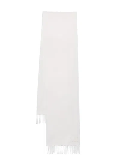 MAX MARA IVORY CASHMERE SCARF