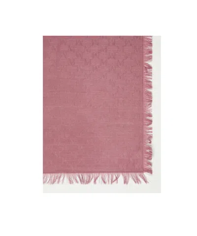 MAX MARA JACQUARD-KNIT WOOL AND SILK STOLE