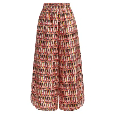 MAX MARA MAX MARA LADIES SALMON QUARK NAIL POLISH PRINTS PANTS