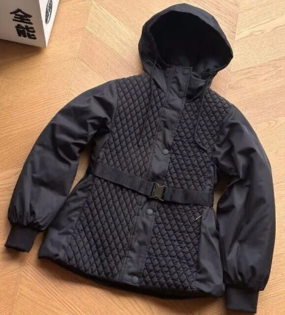 MAX MARA LADY WEEKEND MAXMARA SOLID COLOR HOODED WAISTBAND CASUAL DOWN JACKET