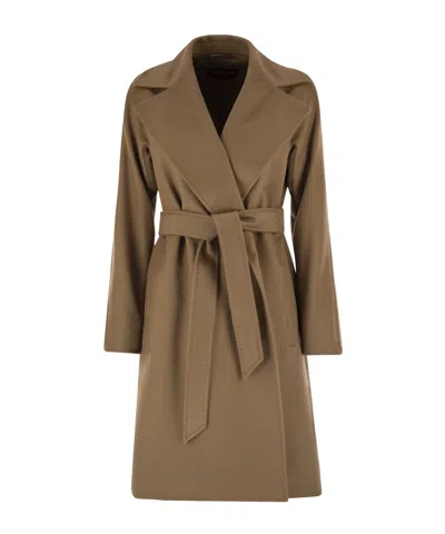 MAX MARA LAPEL LONG-SLEEVED COAT