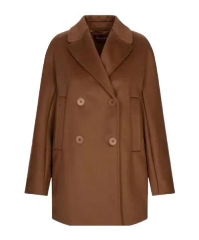 MAX MARA LAPEL LONG-SLEEVED COAT