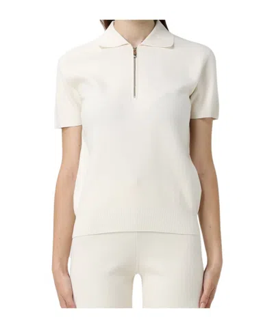 MAX MARA LAPEL SHORT-SLEEVED POLO SHIRT