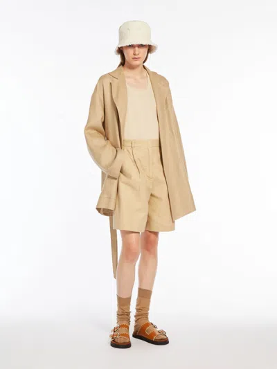 MAX MARA LINEN AND COTTON JACKET