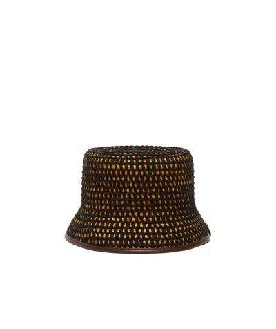 MAX MARA MAX MARA LOGO PLAQUE BUCKET HAT