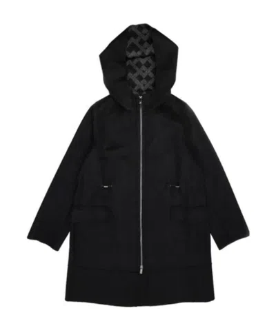 MAX MARA LONG-SLEEVED HOODED COAT