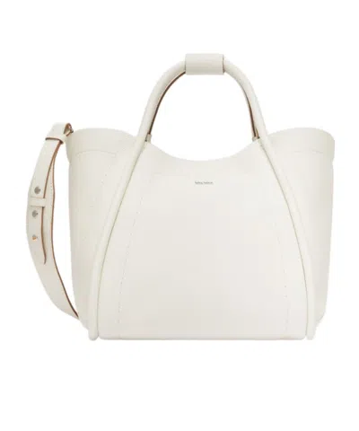 MAX MARA MAX MARA LOGO PLAQUE TOP HANDLE BAG
