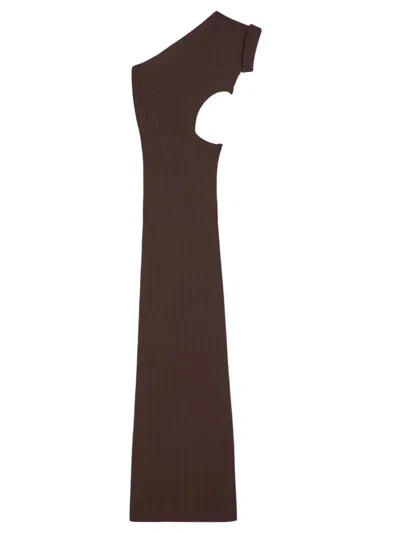 MAX MARA MAX MARA LONG ONE SHOULDER DRESS