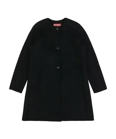 MAX MARA LONG SLEEVED COAT WITH ROUND NECK