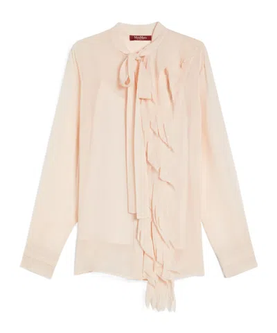 MAX MARA SILK GEORGETTE BLOUSE