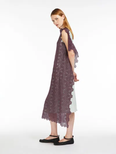 MAX MARA MACRAMÉ LACE DRESS