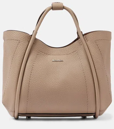 MAX MARA MARIN MINI LEATHER TOTE BAG