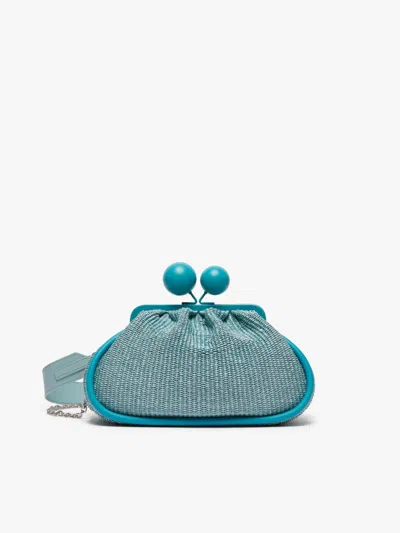 MAX MARA MEDIUM RAFFIA-LOOK PASTICCINO BAG