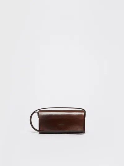 MAX MARA MINI LEATHER SHOULDER BAG