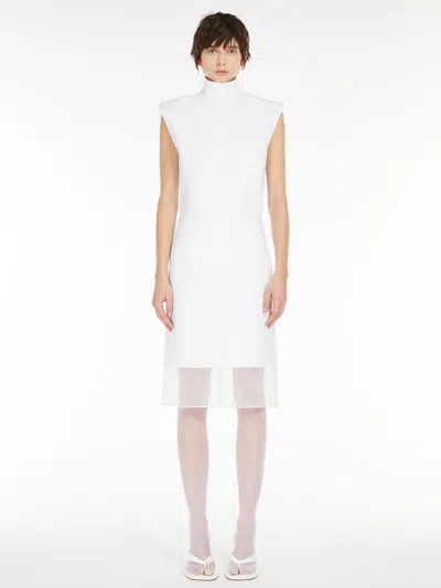 MAX MARA ORGANZA-INSERT SKIRT