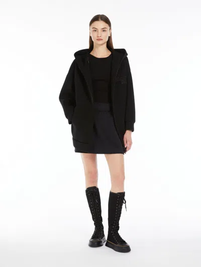 MAX MARA OVERSIZED TECHNICAL-JERSEY SWEATSHIRT