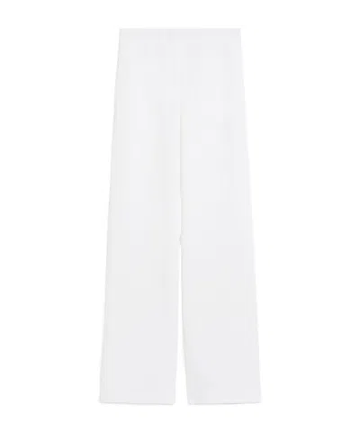 MAX MARA FLOWING CANVAS TROUSERS