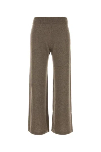 MAX MARA PANTALONE TENNIS IN MISTO LANA CAPPUCCINO  DONNA