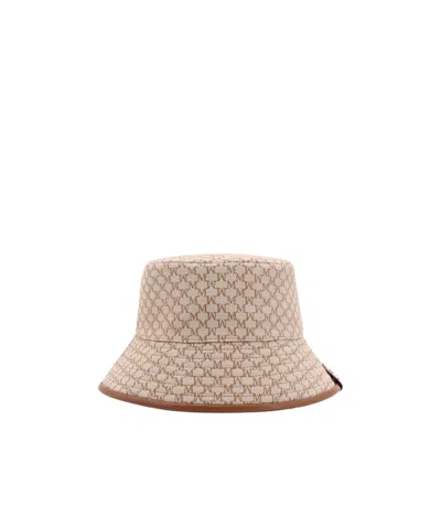 MAX MARA MAX MARA LOGO PLAQUE BUCKET HAT