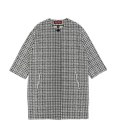 MAX MARA PLAID BLOUSE