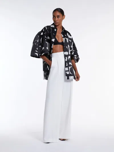 MAX MARA PRINTED ORGANZA SHIRT