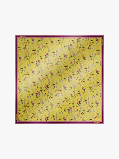 MAX MARA PRINTED SILK FOULARD