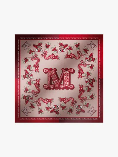 MAX MARA PRINTED SILK SCARF