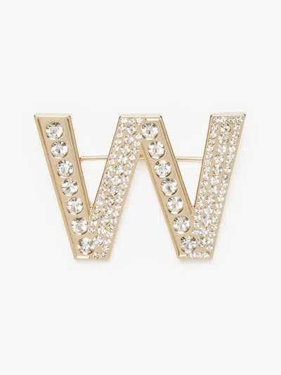 MAX MARA RHINESTONE BROOCH