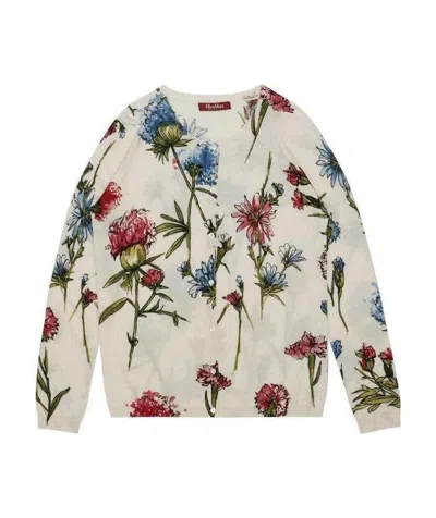 MAX MARA ROUND-NECK LONG-SLEEVED CARDIGAN