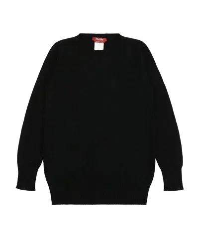 MAX MARA ROUND-NECK LONG-SLEEVED PULLOVER