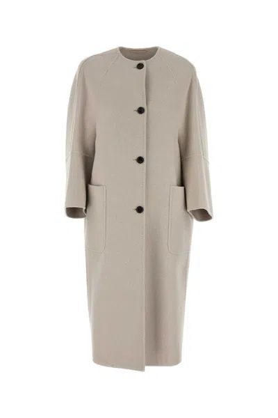 MAX MARA MAX MARA SAND CASHMERE ALBUM1234 COAT