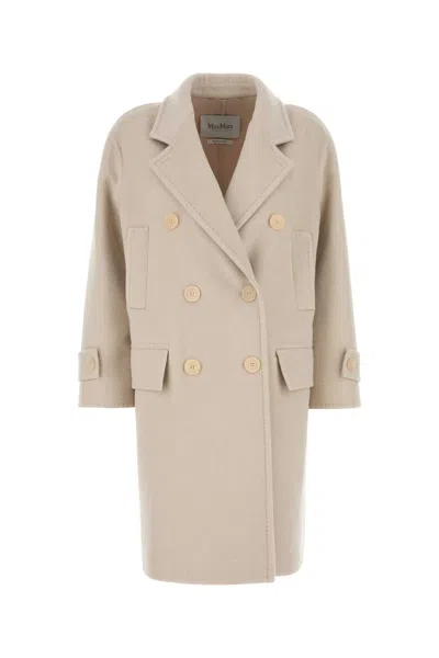 MAX MARA MAX MARA SAND WOOL BLEND NOGARA COAT