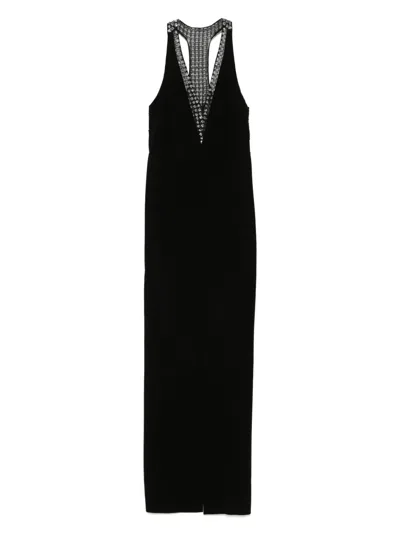MAX MARA SEQUIN-EMBELLISHED MAXI DRESS