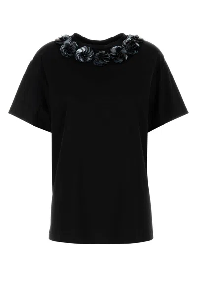 MAX MARA MAX MARA STUDIO GENNAIO EMBELLISHED CREWNECK T-SHIRT