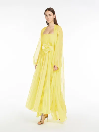 MAX MARA SILK CHIFFON DUSTER COAT