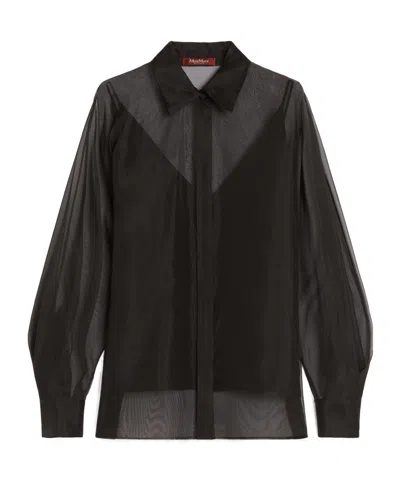 MAX MARA MAX MARA STUDIO BUTTON-UP LONG-SLEEVED TOP