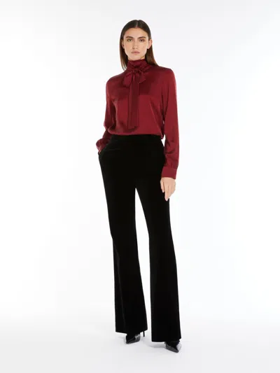 MAX MARA SILK SATIN SHIRT