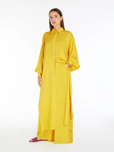 MAX MARA SILK WIDE-LEG TROUSERS