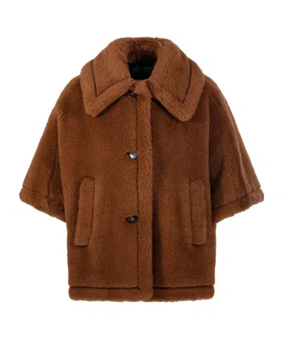 MAX MARA MAX MARA COLLARED SHORT-SLEEVED COAT
