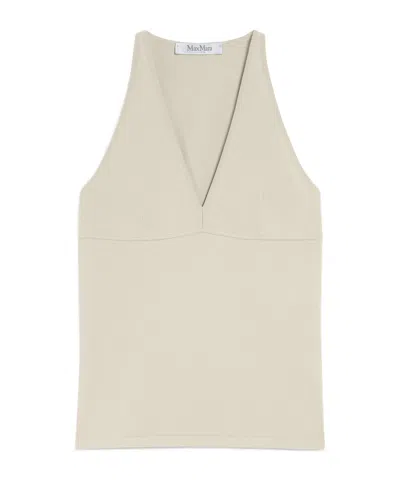 MAX MARA MAX MARA ARMIDA1234 V-NECK SLEEVELESS TOP