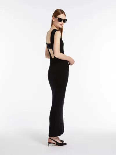 MAX MARA SLIM-FIT WOOL AND SILK DRESS