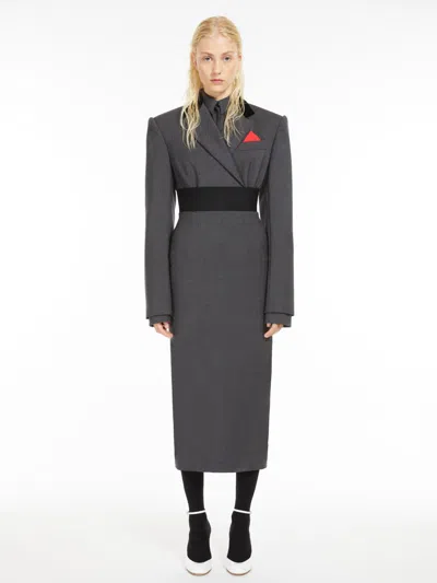 MAX MARA STRETCH WOOL TAILORED BLAZER