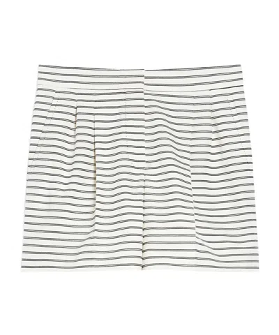 MAX MARA MAX MARA STUDIO STRIPED OTTOMAN BERMUDA SHORTS