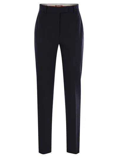 MAX MARA MAX MARA STUDIO ERMES SLIM JERSEY TROUSERS